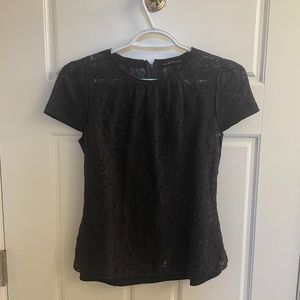 Black lace shirt